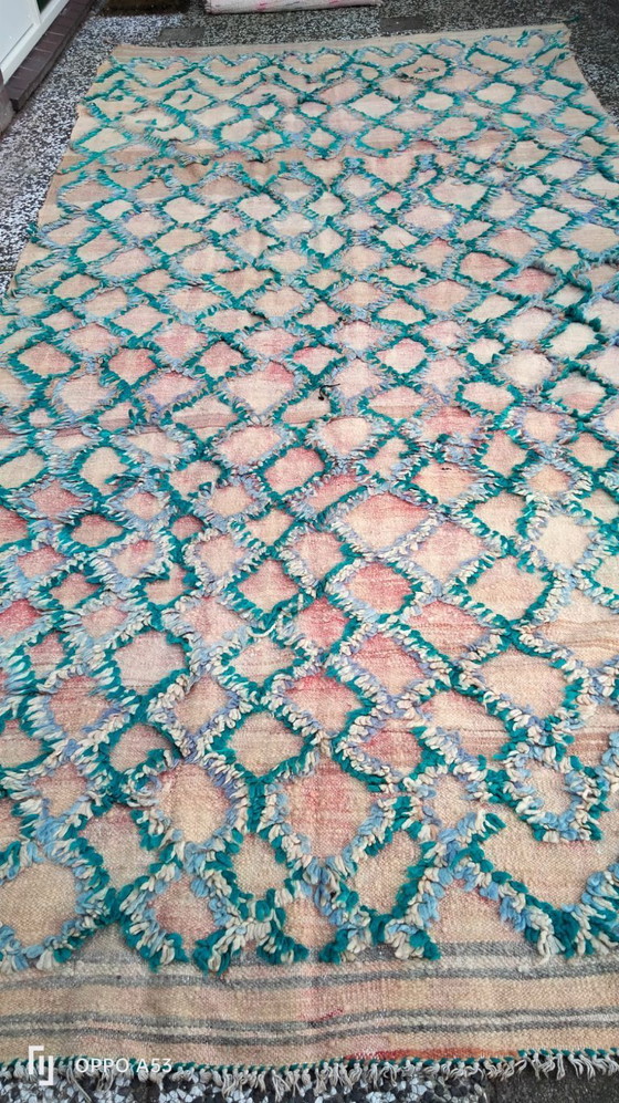 Image 1 of Handgeknoopt Berber kleed wol 385x185cm