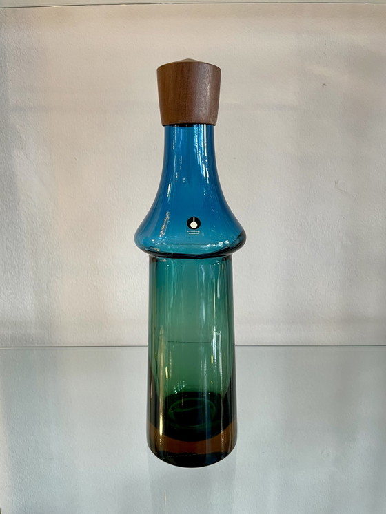 Image 1 of Caraffa, bottiglia, decanter Göran Wärff Tropico in vetro soffiato a bocca, Pukeberg, Svezia