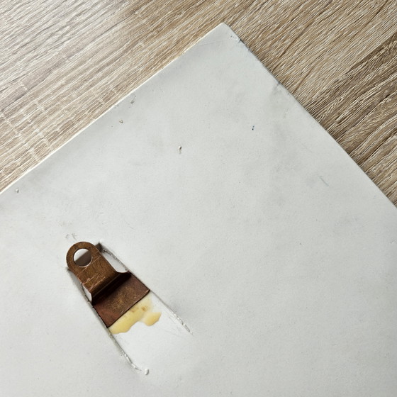 Image 1 of Lisa Larson Wandbild Fliese Dekoteller Vögel Serie Unique, UNIK Gustavsberg Schweden