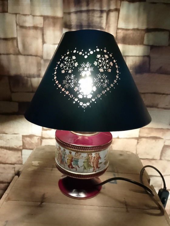 Image 1 of Florentijnse duolamp in antieke of Hollywood Regency-stijl uit de werkplaatsen van Sesto Fiorentino.