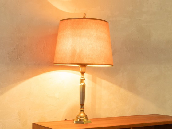 Image 1 of 2 große Messing-Tischlampen aus den 60er Jahren