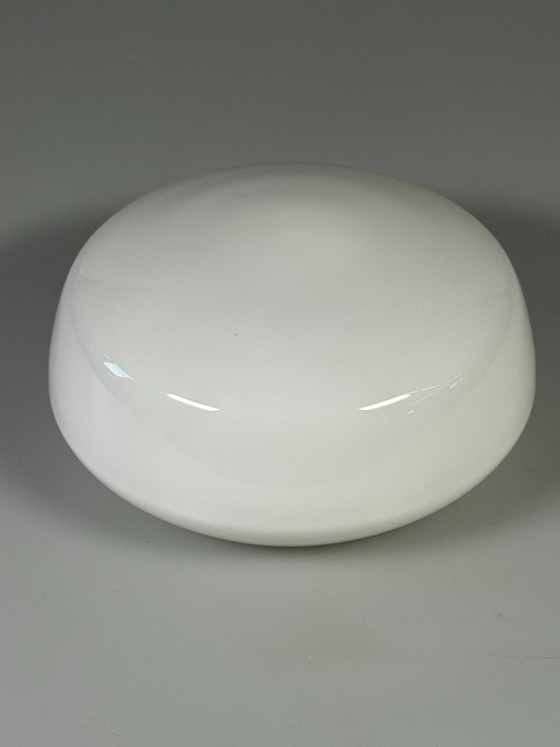 Image 1 of 50er 60er Jahre Lampe Leuchte Plafoniere Milchglas Mid Century Glas Design RZB