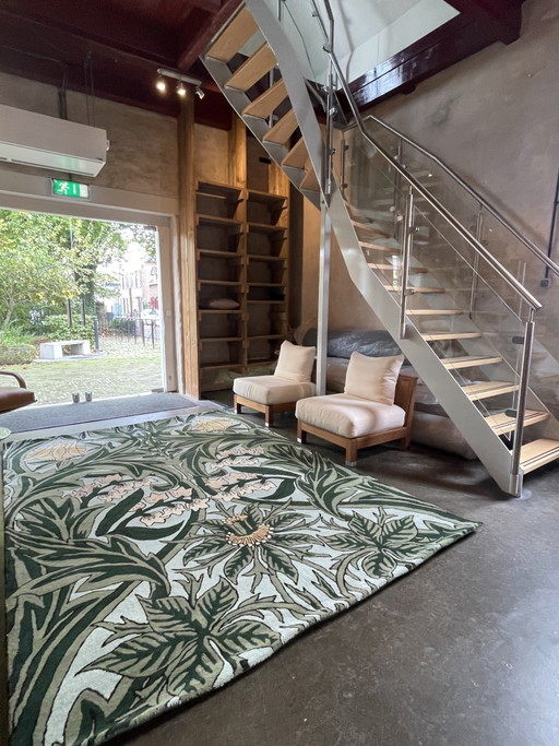 Tapis Brink en Campman Morris & Co Bluebell Leavy 250 x 350 Neuf – Brink & Campman, vloerkleden en tapijten, Wool
