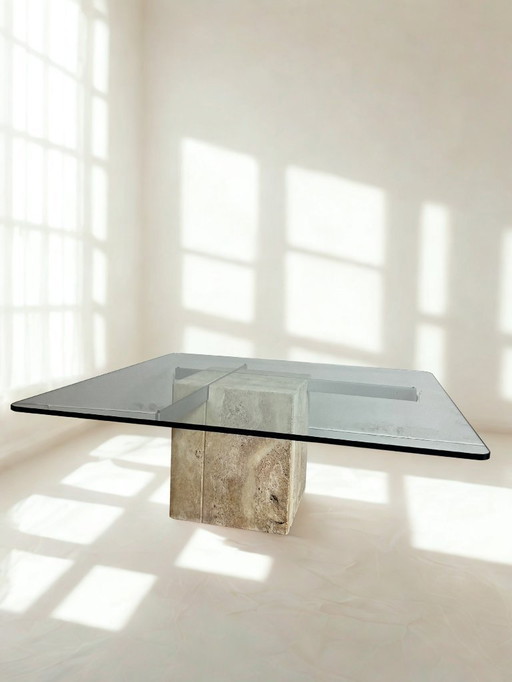 Mesa de centro de travertino italiano – Artedi