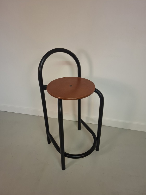 Image 1 of Set di 4 sgabelli da bar postmoderni 1980