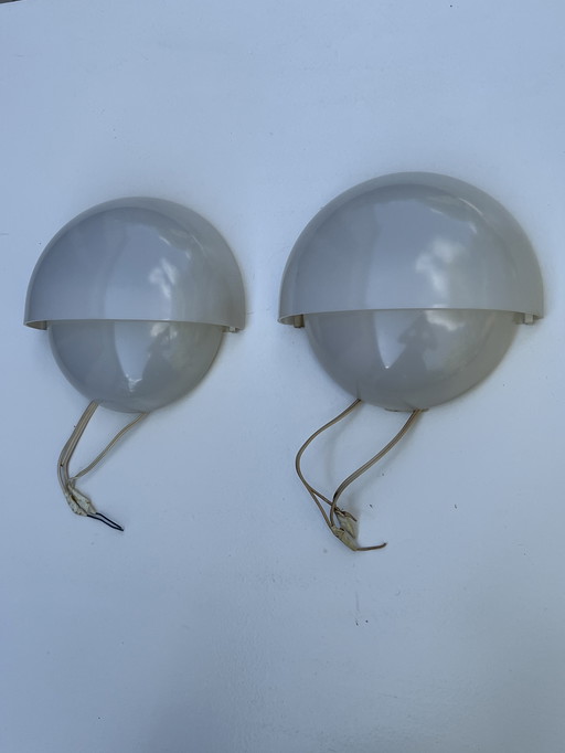 x2 Mania Wall Lights - Vico Magistretti - Artemide - Vintage 70s