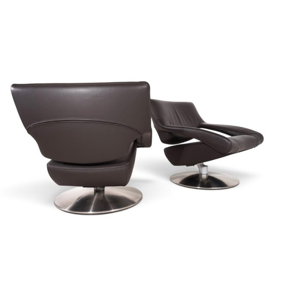 De Sede DS-255 Sillón Lounge Avantgarde en Cuero Marrón Oscuro, 2000 – Sillones, Leather (photo 7 of 20)