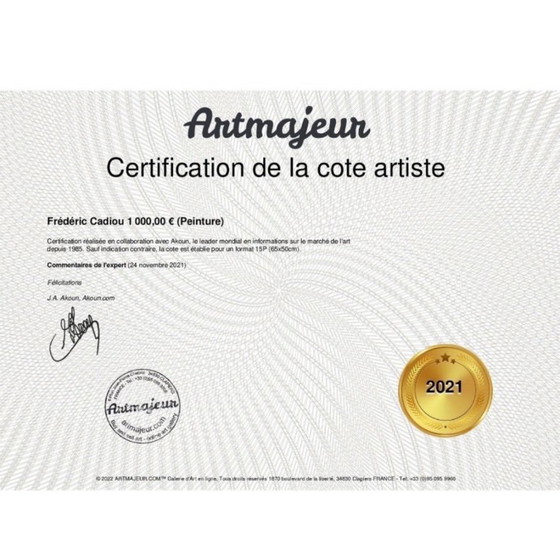 Image 1 of Acrylic on 250g canson paper.  Format a3 .