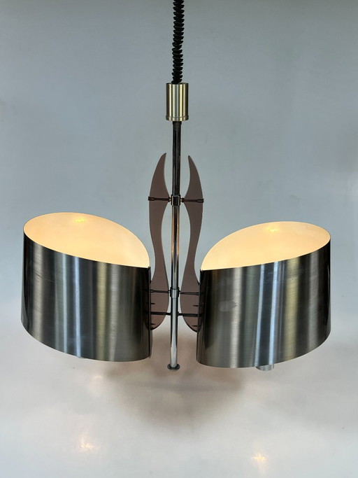 Vintage Maison Charles Hanglamp, Frankrijk 60's