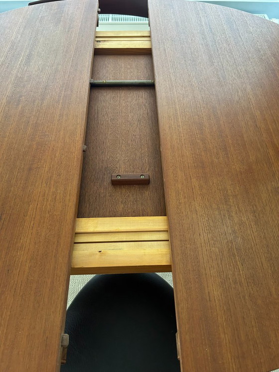 Hans Olsen „Roundette“ für Frem Røjle – Tisch + 6 Stühle – Dänisches Design – Esszimmergarnitur, Wood (photo 8 of 19)