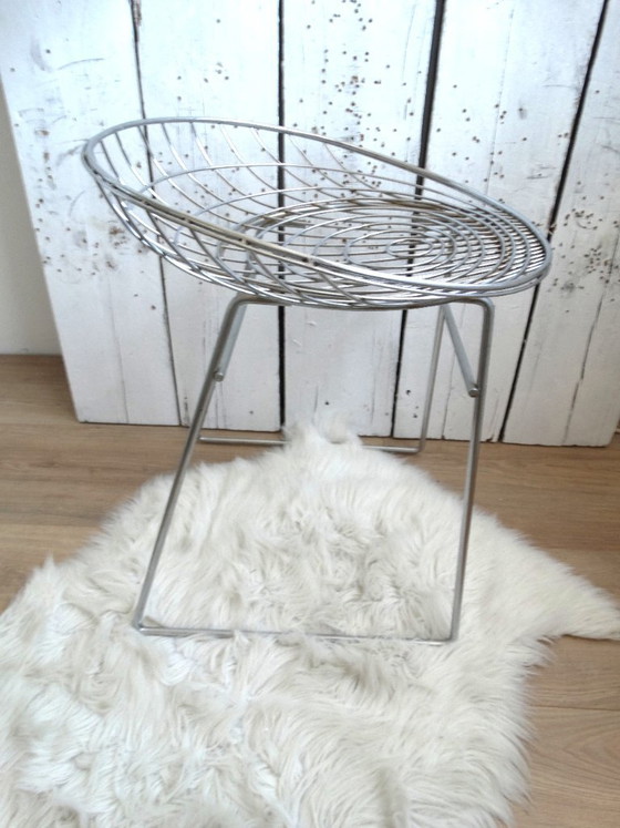Tabouret Pastoe KM05 Cees Braakman – Metal, Chrome (photo 5 of 7)