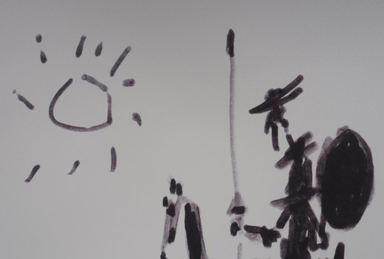 Pablo Picasso: Don Quixote, Signed Lithograph – Lithographs & prints, Paper (photo 5 of 6)