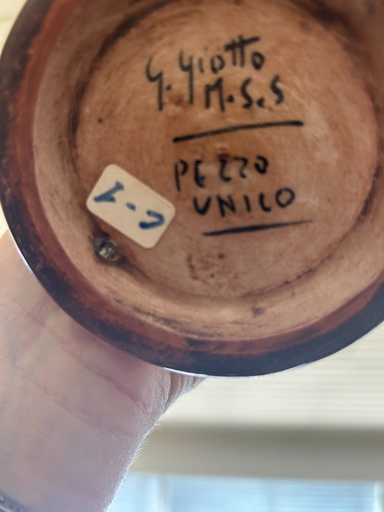 Antico, Autentico Set da Mobile a 3 Pezzi Atelier Italiano – cermiche, Vasi, Ceramic (photo 2 of 5)