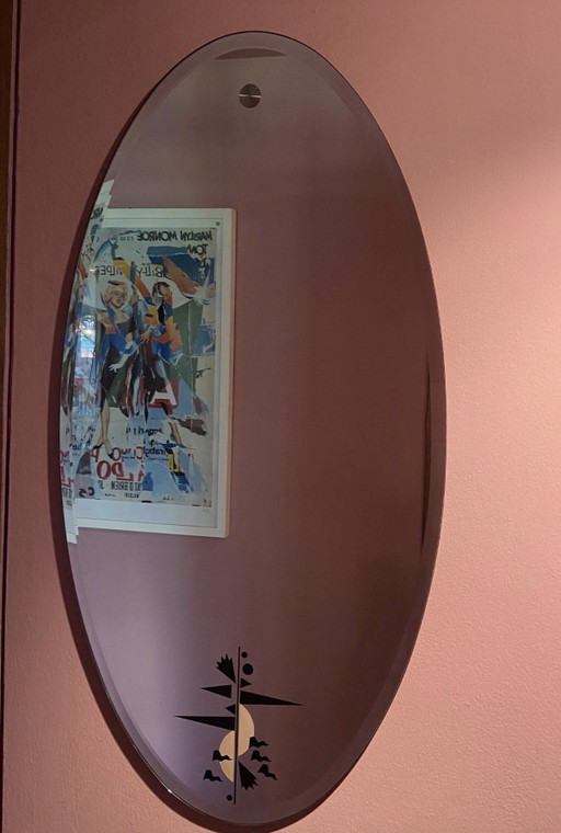 Sosia Spiegel van Alessandro Mendini voor Zanotta – Glass, Metal