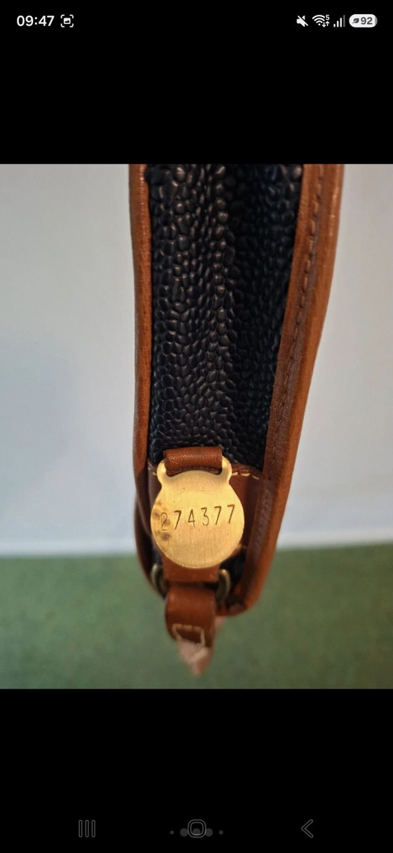 Borsa a tracolla piccola vintage Mulberry Scotchgrain stile saddlebag – Borse a tracolla, Pelle, Tessile (photo 4 of 12)