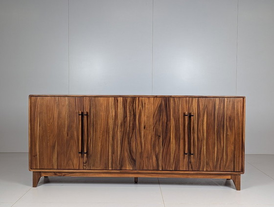 Image 1 of Luxe Japandi dressoir | Massief rain tree wood | 198 cm |