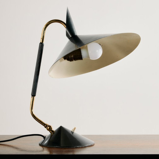 MK10482 Table Lamp by Svend Aage Holm Sørensen – tafellampen, Copper (photo 2 of 12)
