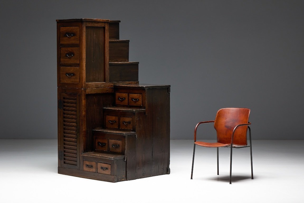 Kaidan Tansu Japanese Stair Chest, Japan, 19th Century | €8,550