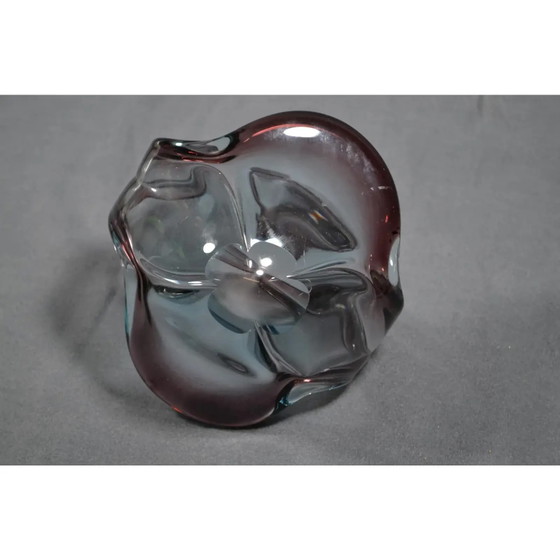 Murano zugeschriebene blau-violette Glasschale aus den 1970er Jahren – Schalen, Murano Glass (photo 12 of 12)