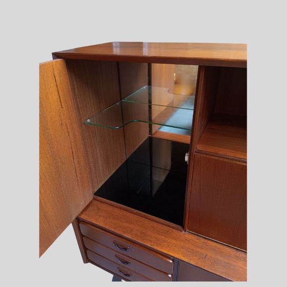 Image 1 of Credenza alta vintage in teak di Louis van Teefelen per Wébé