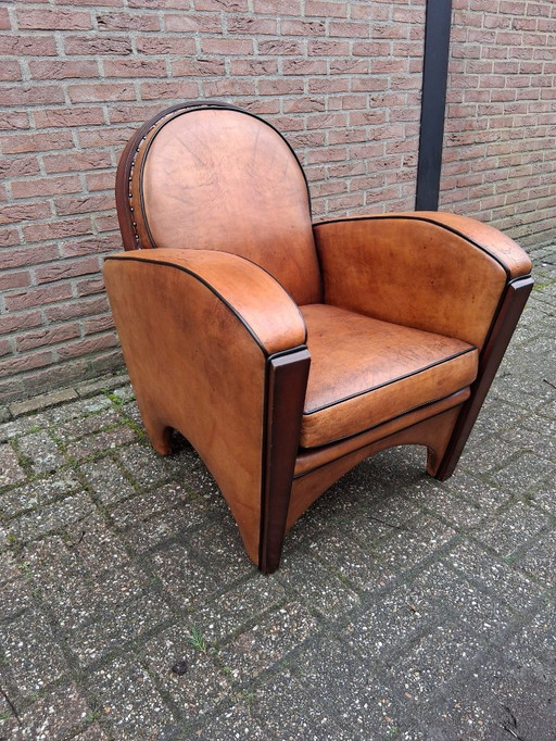 Schaapsleren fauteuil Toulouse Lounge Atelier