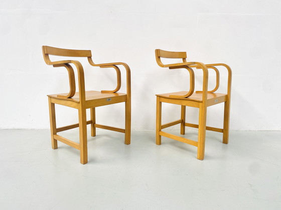 Image 1 of Sperrholzsessel aus Buche von Enraf Nonius Delft, 1970er