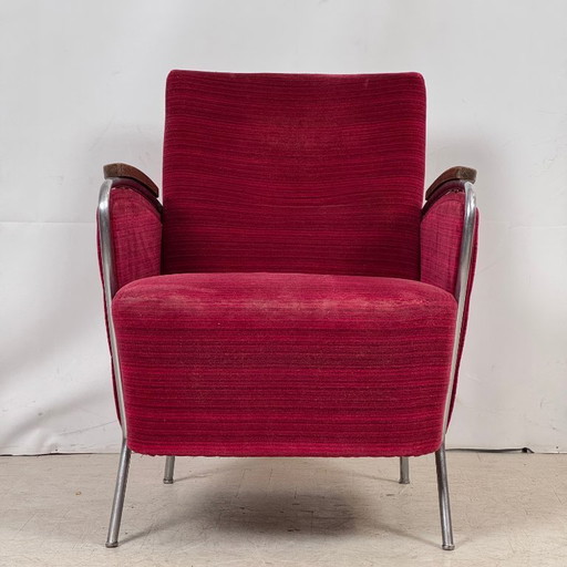 Peresztegi Jozsef Roter Sessel, 1960er – Ungarisches Design