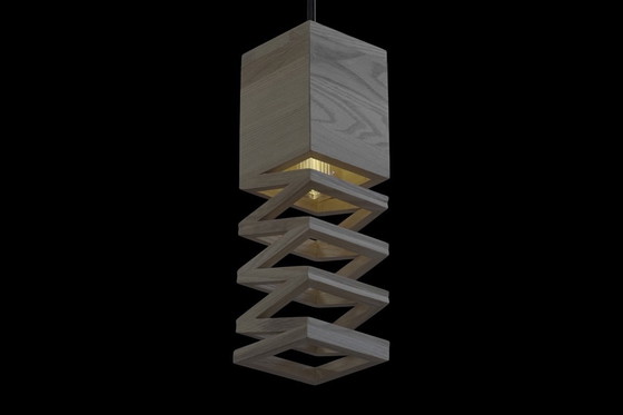 Image 1 of ASCENSUS Houten Hangende Plafondlamp