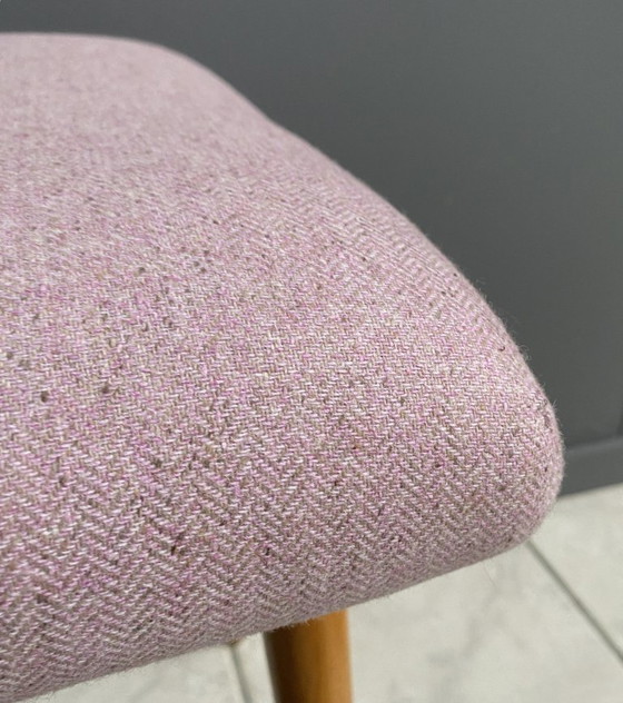 Image 1 of Pink small stool 1970s