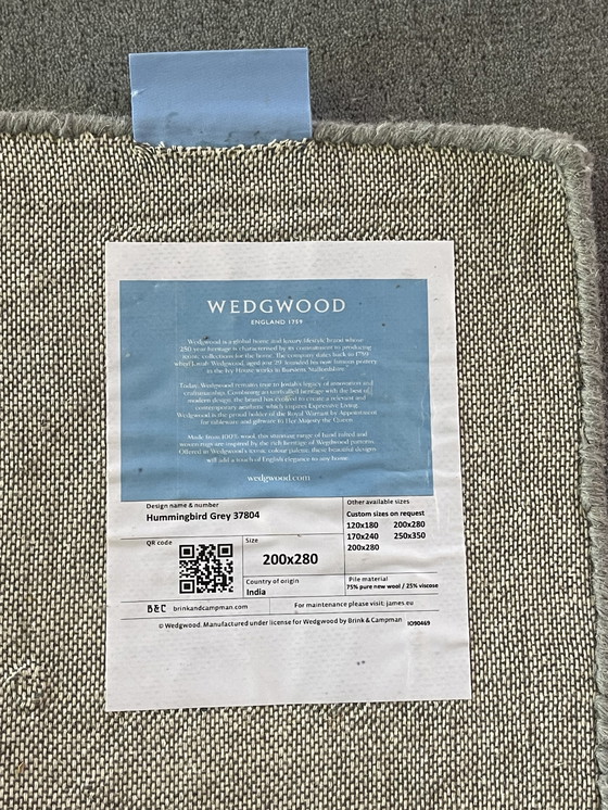 Image 1 of Brink and Campman Wedgwood Hummingbird carpet