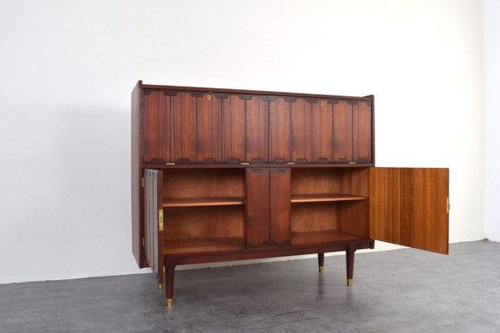 Image 1 of Mid-Century Norwegian Teak Highboard, 1960s.