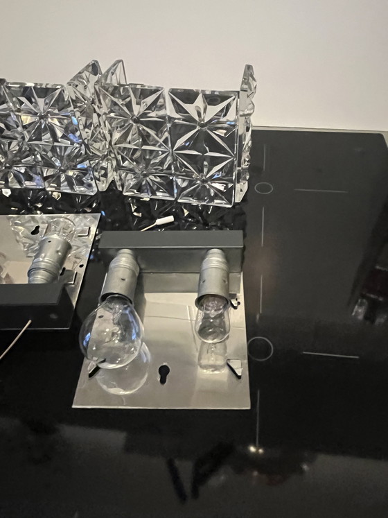 Image 1 of Een paar Kinkeldey nachtlampjes uit het midden van de 20e eeuw.