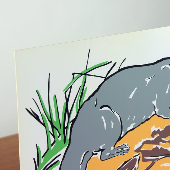 Image 1 of Vintage Czechoslovakian Pop Art Style Wall Panel (1960s)