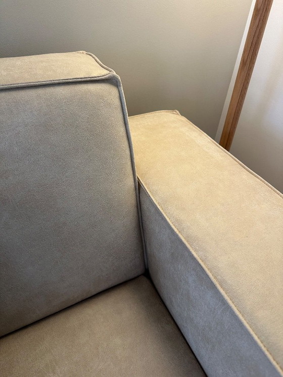 Cartel Living - Nomad Sofa & Pouf, 2 Sitzer Sofas, Stoff, Metall, Beige, Modern (Foto 5 von 5)