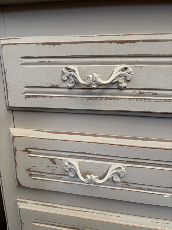 Image 1 of Vintage Brocante chest of drawers