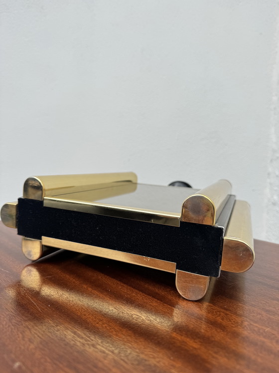 Image 1 of Lámpara de espejo de latón ahumado de los años 70