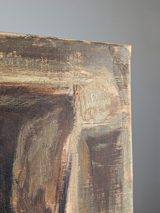 Dipinto a olio ritratto cubista espressionista, anni '70 – Calvo Carrión, Arte, Wood, Canvas (photo 4 of 10)