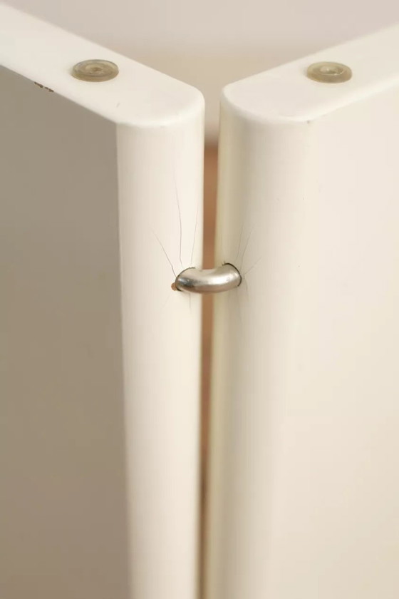 Image 1 of Table Basse Bois Laqué et Dalle de Verre