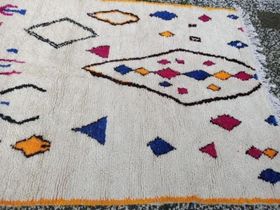 Image 1 of Handgeknoopt Berber tapijt wol 251x145cm