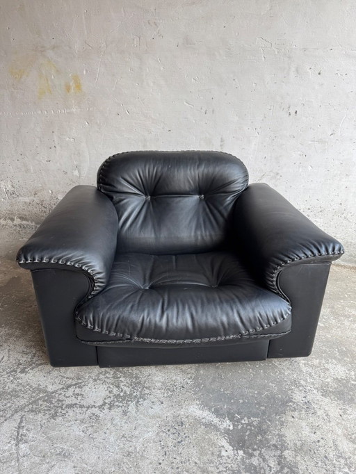 De Sede DS-101 Sillón de cuero negro