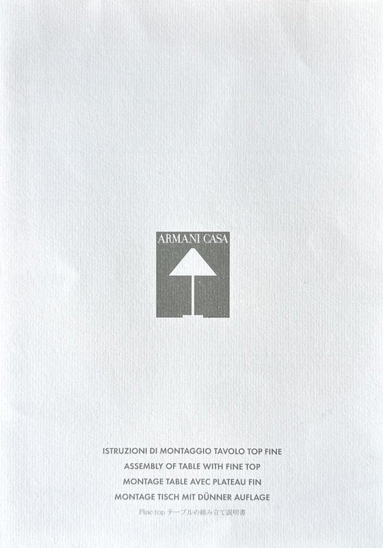 Image 1 of Armani Casa eetkamerset met 6 stoelen