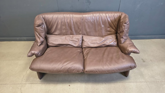 Image 1 of Porto Venere bank van Vico Magistretti voor Cassina, jaren 70