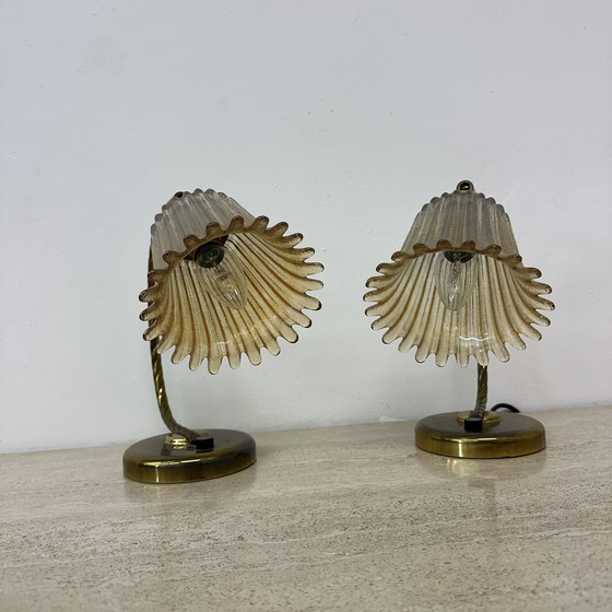 Image 1 of Set Of 2 Table Lamps Art Deco, 1950S