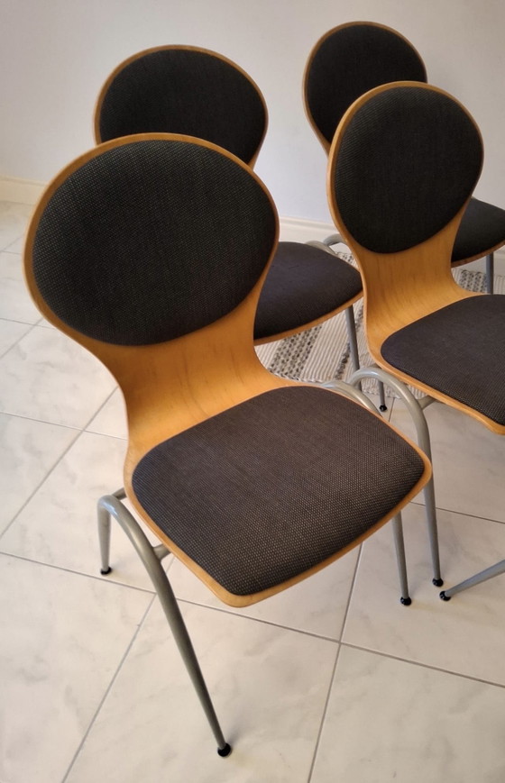 Image 1 of 6 vlinderstoelen jaren 90 Hiller 