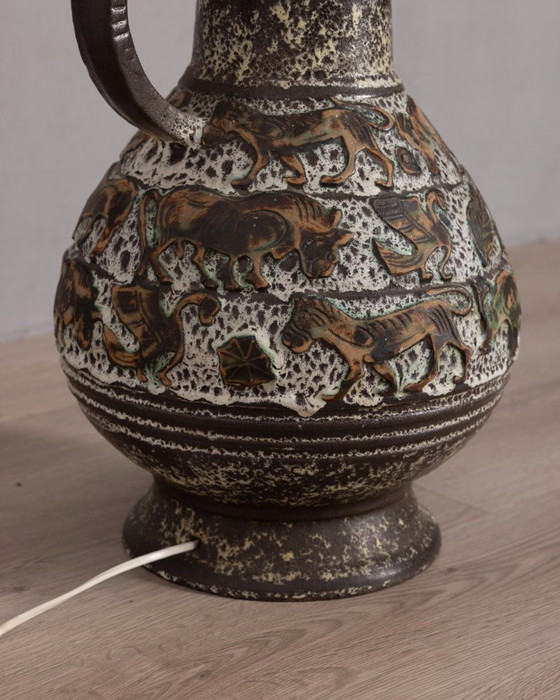 Image 1 of Vintage 1960s Ceramic Floor Lamp, West Germany Design