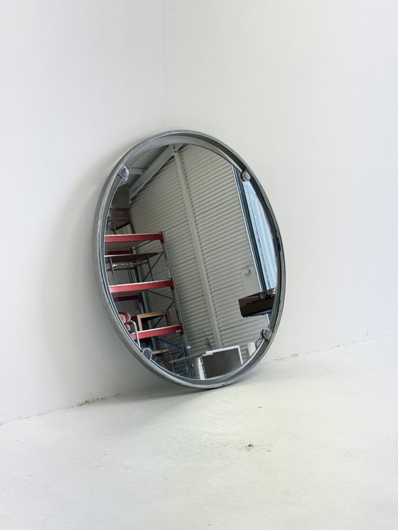 Image 1 of Vintage Design Mirror With Tube Frame Edge