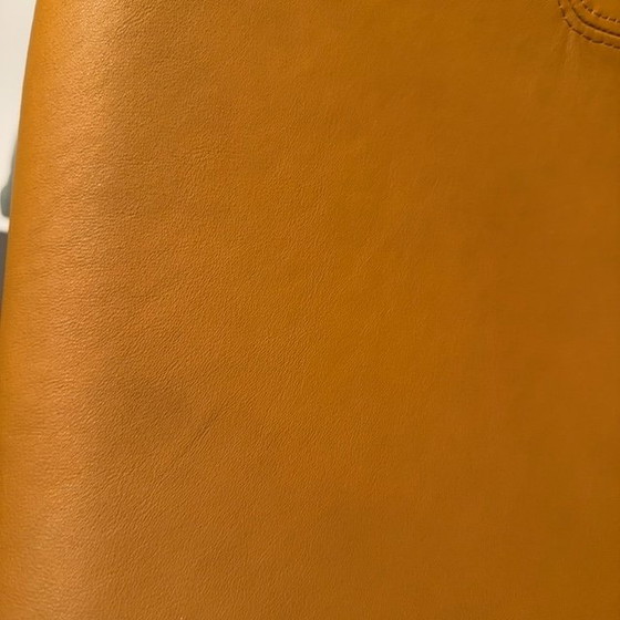 Image 1 of Gelderland 7400 swivel armchair with footstool