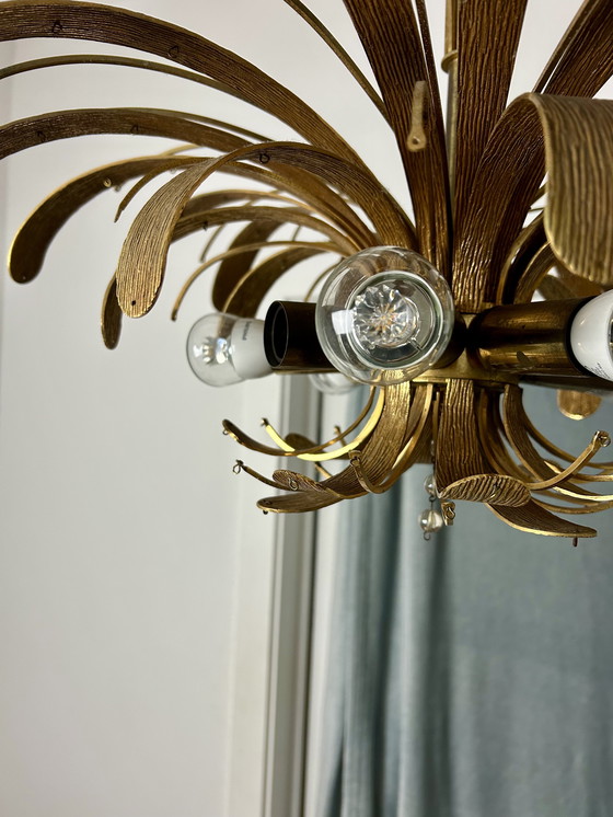 Image 1 of Vintage Palwa teardrop chandelier