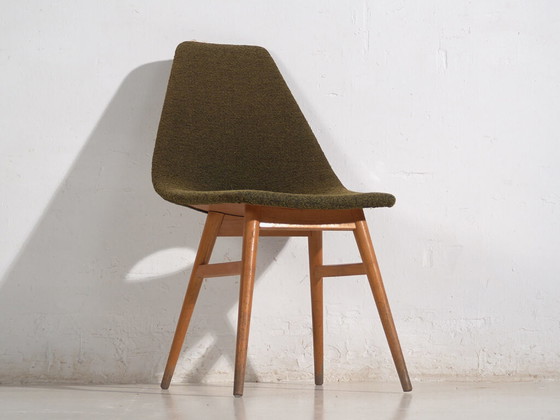 Sedia Vintage Imbottita in Lana Naturale (c.1960) – Poltrone, Wool (photo 16 of 35)