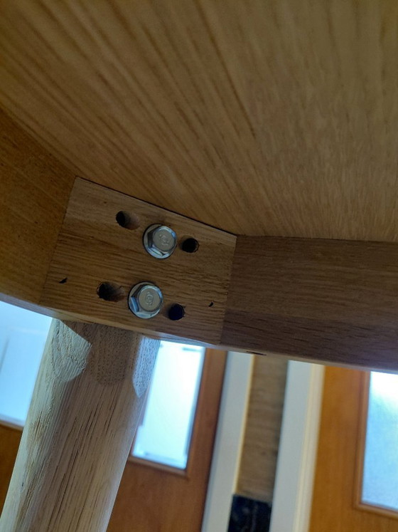 Image 1 of Ovalen tafel mooi geometrisch patroon